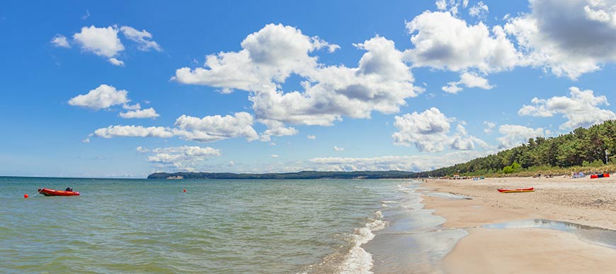 Persönlichkeiten in Sassnitz, Strand nahe Sassnitz